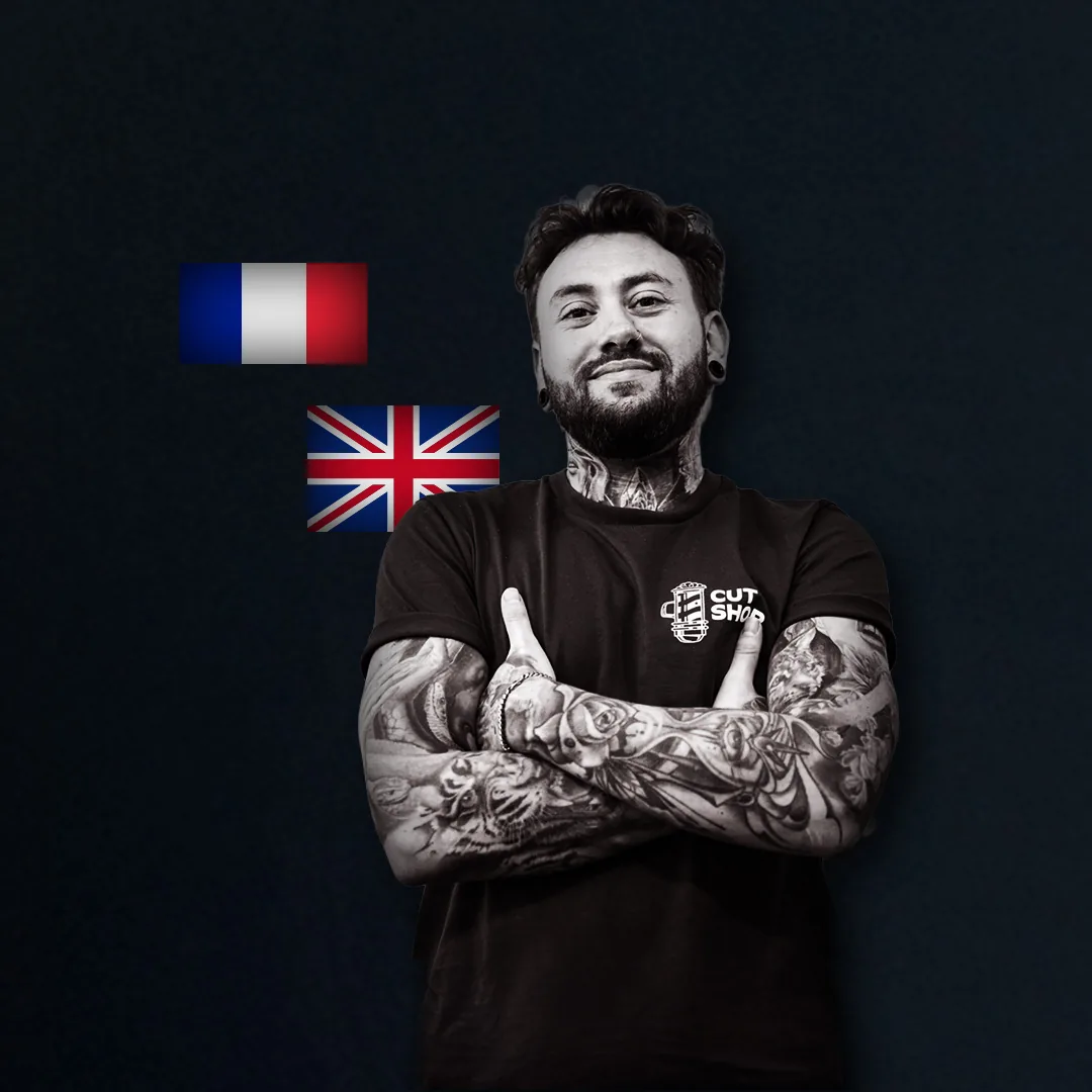 Portrait Ben · Barbier Cutshop Mons